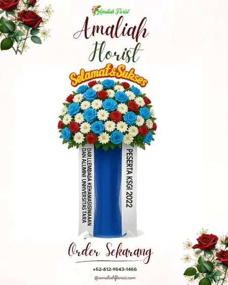 Standing Flowers Telaga Biru